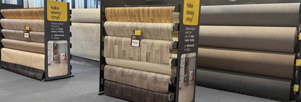Massive Clearance on Remnants at Carpets4Less Dunstable in Bedforshire